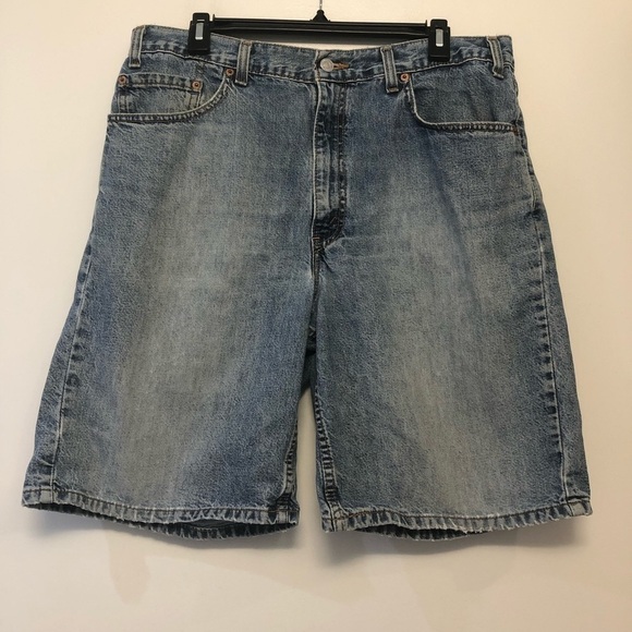 Levi’s 550 Relaxed Fit Denim Medium Wash Jean Shorts - 36 - Picture 2 of 6